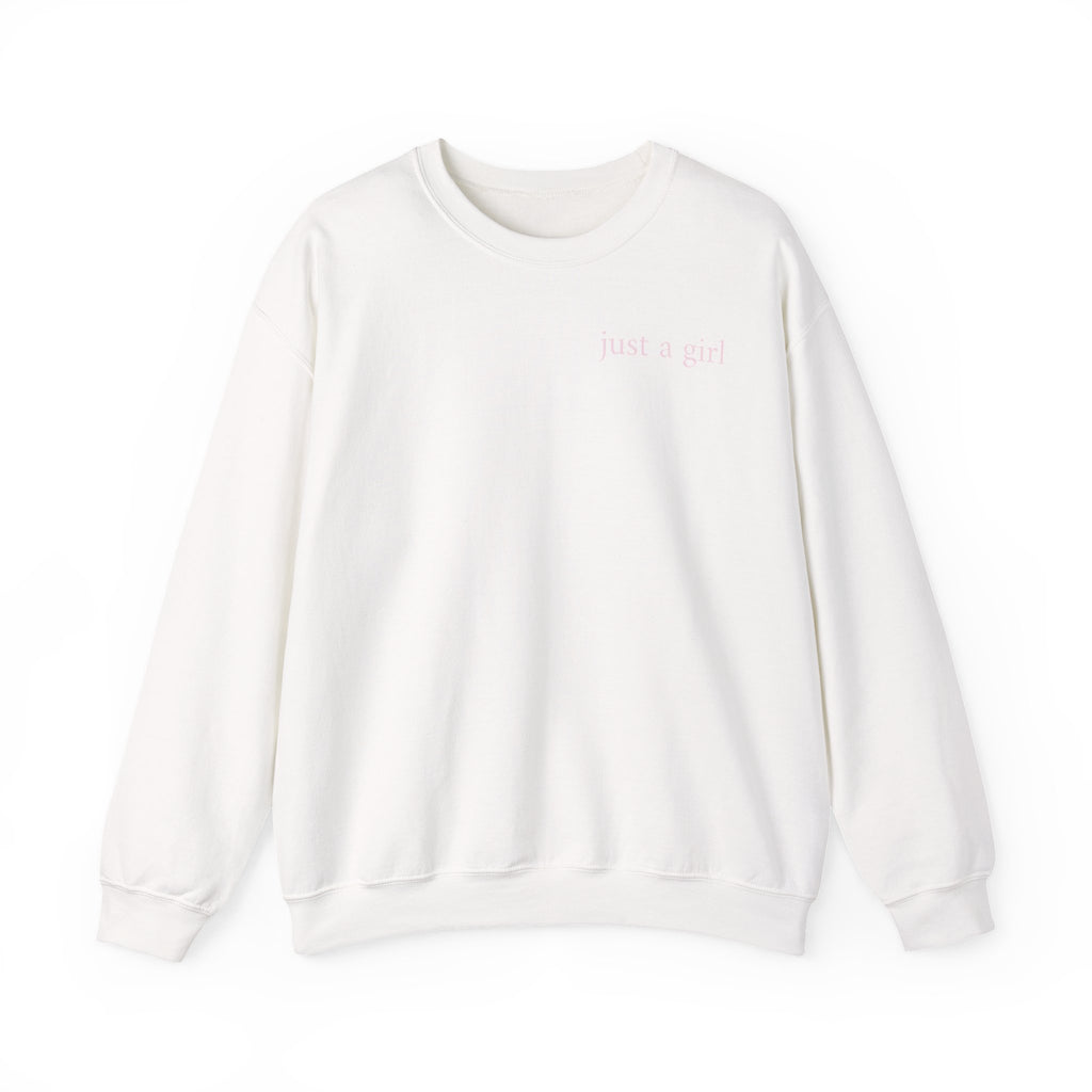 "Just a Girl" Cozy Crewneck Sweatshirt