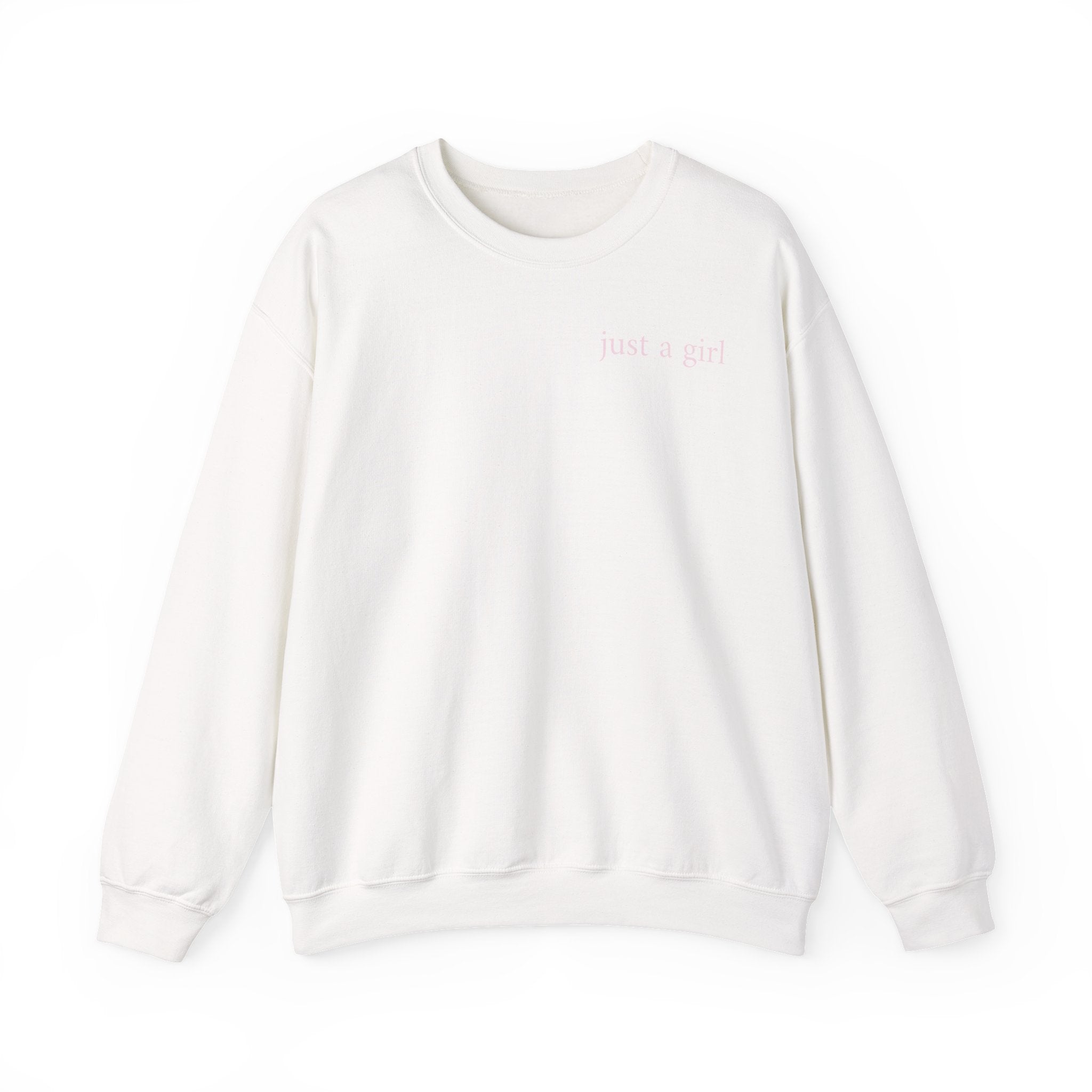 "Just a Girl" Cozy Crewneck Sweatshirt